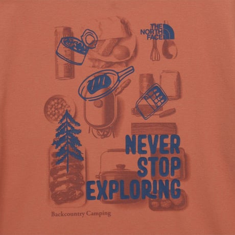 M'S DAYCAMPER S/S R/TEE DARK ORANGE NT7US23D