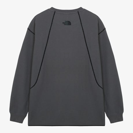 M'S SERRA L/S R/TEE GRAY NT7TR53B