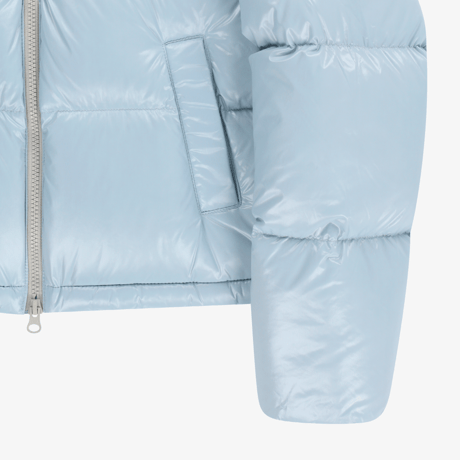 W'S NOVELTY NUPTSE DOWN JACKET (RDS) BABY BLUE NJ1DR85N