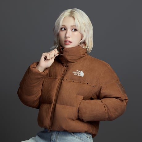 W’S SUEDE NUPTSE JACKET (RDS) CAMEL NJ1DR84K