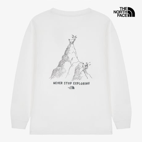 M'S DAYCLIMB L/S R/TEE WHITE NT7TS51A