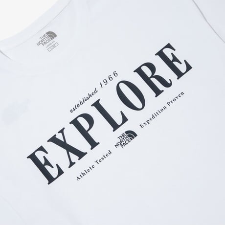 EXPLORE S/S R/TEE WHITE NT7UQ06K