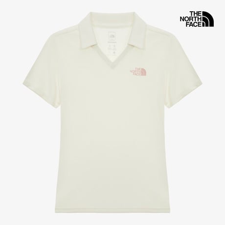 W'S RECOVERY S/S POLO CREAM NT7PS35C