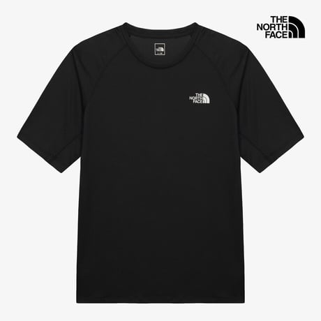 M'S TNF RUN S/S R/TEE REAL BLACK NT7US14E