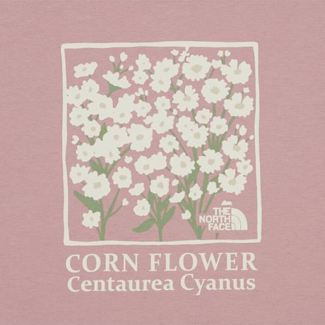 W’S FLORET S/S R/TEE GRAYISH PINK NT7UR32C