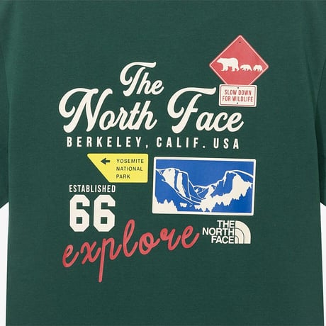 EMBLEM ARCHIVE S/S R/TEE DARK GREEN NT7UR01L