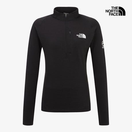 W'S ORTLER L/S ZIP TEE BLACK NT7LR88A