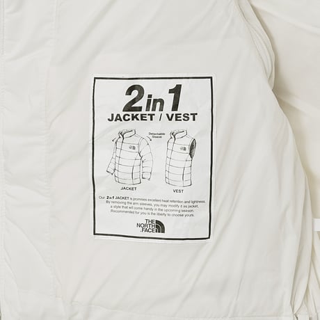 W'S NOVELTY NUPTSE DT DOWN JACKET (RDS) CREAM NJ1DQ86L