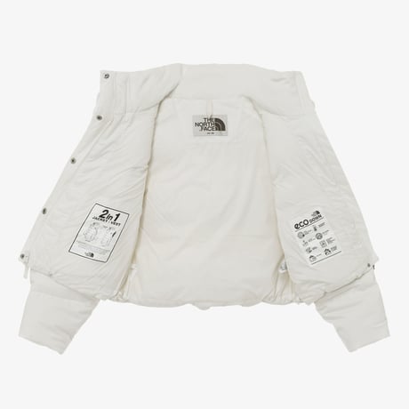 W'S NOVELTY NUPTSE DT DOWN JACKET (RDS) CREAM NJ1DQ86L