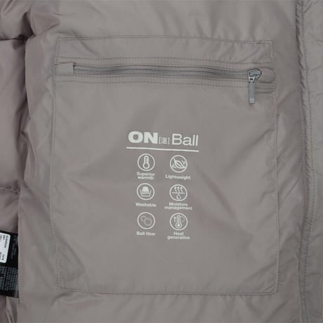 M'S NUPTSE ON JACKET GRAY NJ3NR50E