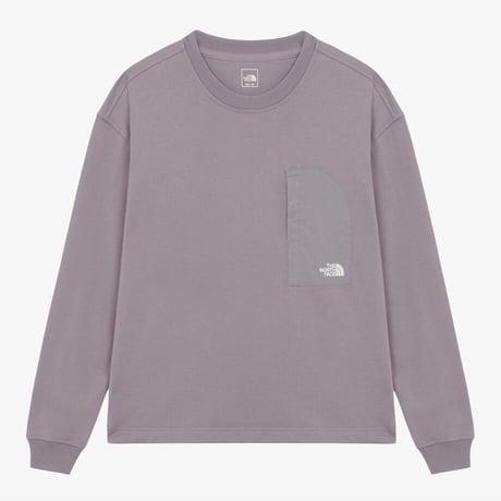 M'S DOMEY L/S R/TEE GRAYISH LILAC NT7TR04C