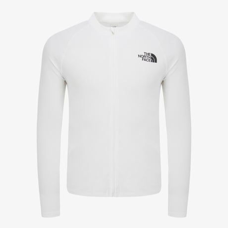 M'S SURF RASHGUARD ZIP UP WHITE NJ5JS05C