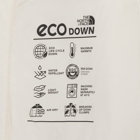 W'S OLAN DOWN VEST (RDS) WHITE NV1DR86C
