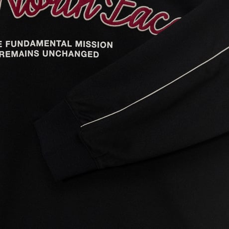 TNF CREW COLLAR L/S TEE BLACK NT7TR04J