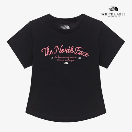 W'S LETTERING S/S R/TEE BLACK NT7UR33L