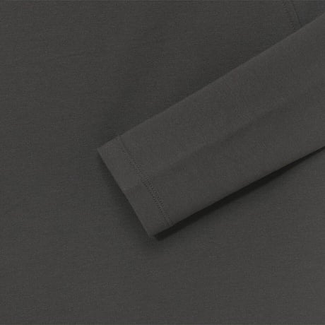 W'S DELPHIE L/S R/TEE DARK GRAY NT7TR30L