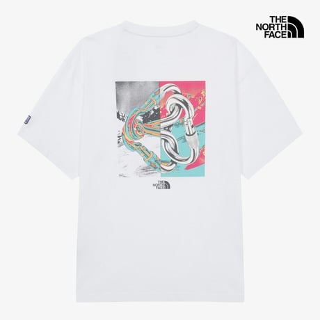 M'S KARABINER S/S R/TEE WHITE NT7UR70B