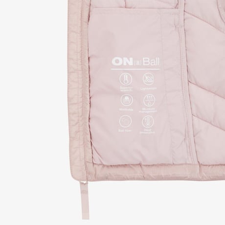G'S WAVE ON JACKET PALE PINK NJ3NS81T