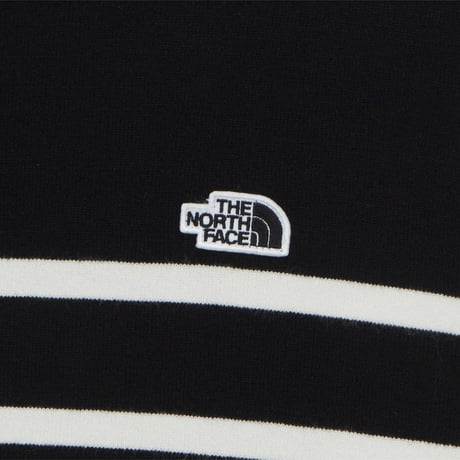 W'S BORGA STRIPE SWEATER BLACK NT7AR90A
