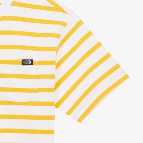 K'S GLEN STRIPE S/S R/TEE YELLOW NT7UR01T