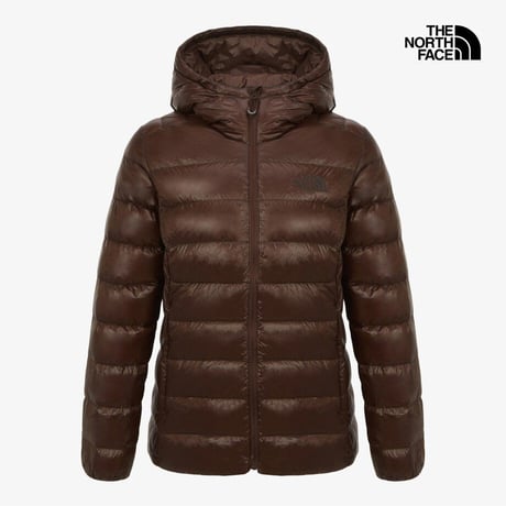W'S MATIER DOWN HOODIE (RDS) COCOA BROWN NJ1DS82C