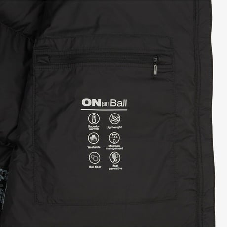 M'S NUPTSE ON JACKET BLACK NJ3NR50A