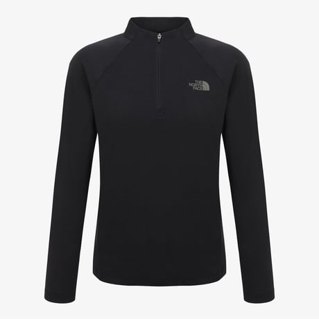 ASCEND L/S ZIP TEE BLACK NT7LS03A
