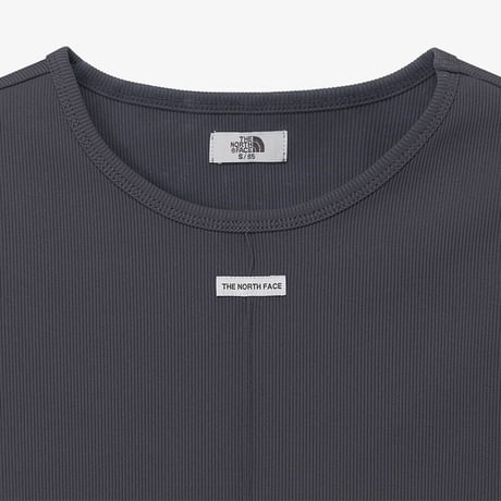 W'S SOFT WAVE S/S R/TEE CHARCOAL GREY NT7UR31J