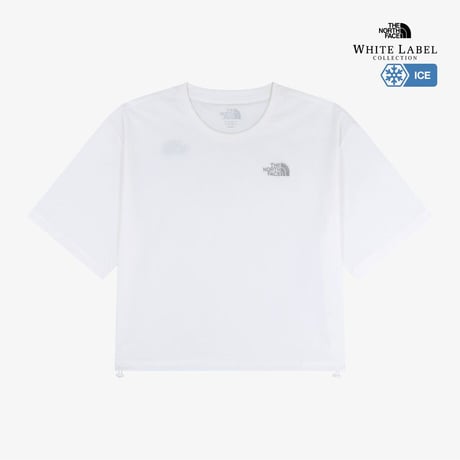 W'S ICEPULSE S/S R/TEE WHITE NT7US32K
