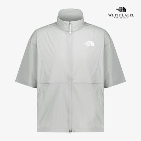 EIRA S/S ZIP UP LIGHT GRAY NT7KR01K