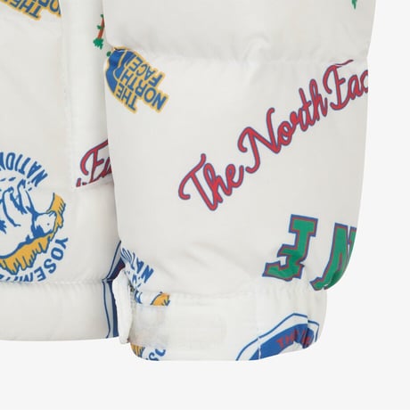 K'S PRINT NUPTSE JACKET (RDS) WHITE NJ1DR65T