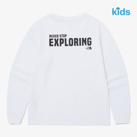 K'S EXPLORE L/S R/TEE WHITE NT7TQ07T