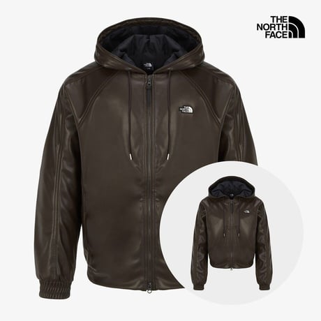 LUNO HOOD ZIP-UP BROWN NM5PR52B