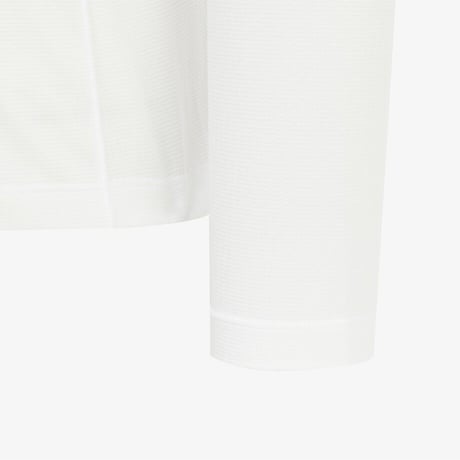 W'S BISTI L/S ZIP TEE WHITE NT7LR32B