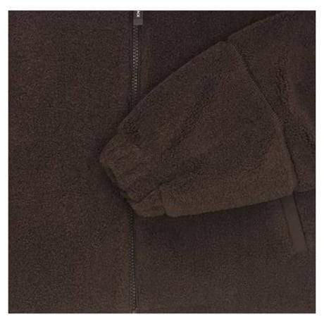 W'S PUFFY FLEECE JACKET BROWN NJ4FQ80