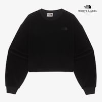 W'S VELOUR SWEATSHIRTS BLACK NM5MQ80J