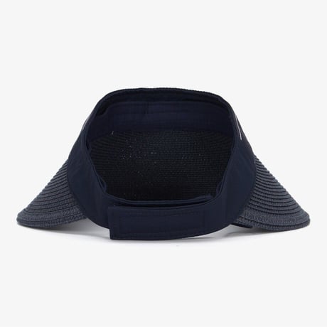 W BIG BRIM WEAVING SUN CAP NAVY NE3CQ11C