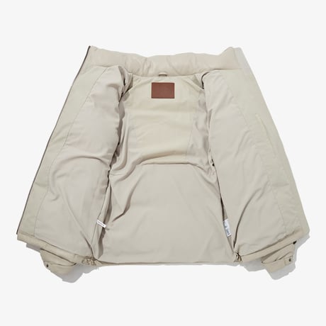 LEATHER NUPTSE DOWN JACKET BEIGE NJ1DP57L