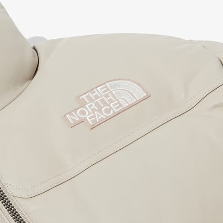 LEATHER NUPTSE DOWN JACKET BEIGE NJ1DP57L