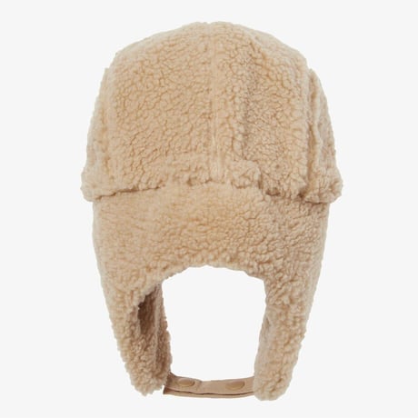 FLUFFY EARMUFF CAMP CAP BEIGE NE3CS57B