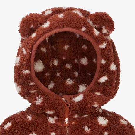 K'S ANI-MATE FLEECE JACKET DARK ORANGE NJ4FR53T