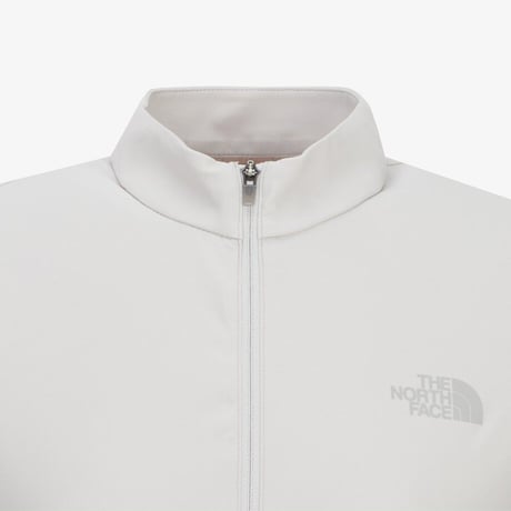 W'S ICEDAY S/S ZIP TEE ICE GRAY NT7KR30A