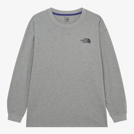 M'S KARABINER L/S R/TEE MELANGE GREY NT7TR70A