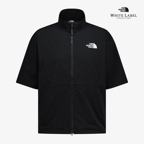 EIRA S/S ZIP UP BLACK NT7KR01J