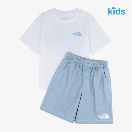 K'S HIKE EX CREW SET WHITE NT7US22T