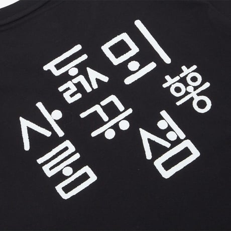 TNF HANGEUL S/S R/TEE 3 BLACK NT7UQ54A