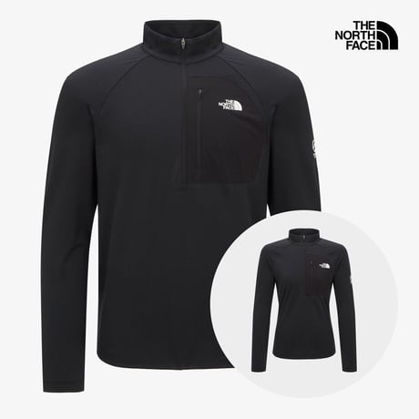 BATURA L/S ZIP TEE BLACK NT7LR00A