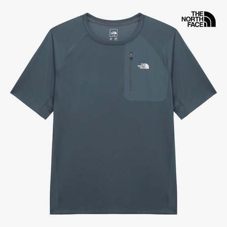 M'S VANE S/S R/TEE SMOKE BLUE NT7US06B