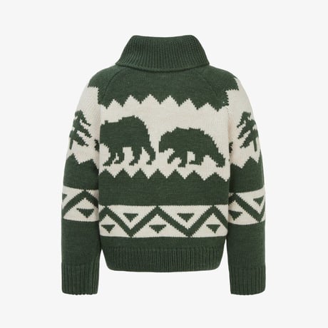 K'S COWICHAN CARDIGAN JUNGLE GREEN NJ5SR52U