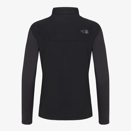 W'S ICEDAY L/S ZIP TEE BLACK NT7LR33C